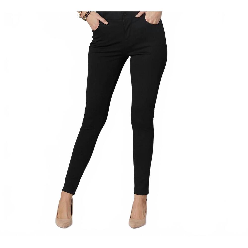 NEW COCO + CARMEN omg zoeyzip skinny dress pant in black